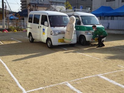 子どもたちの為の交通安全教室inめばえ幼稚園（12/8）