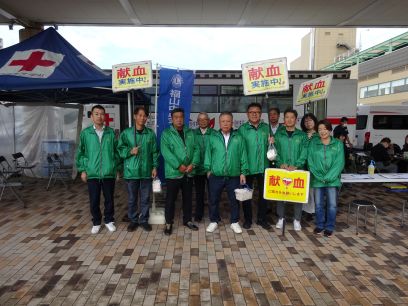 献血支援活動（10/25）